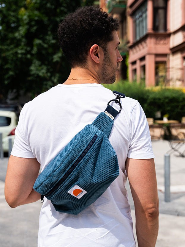 Crossbody Bag - Petrolblau - LATE 'N' LAZY -