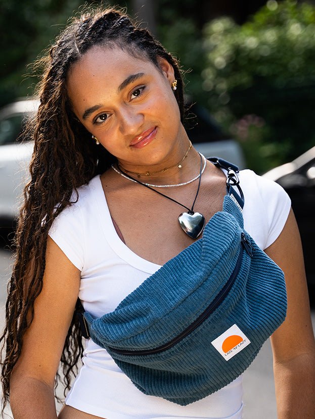 Crossbody Bag - Petrolblau - LATE 'N' LAZY -