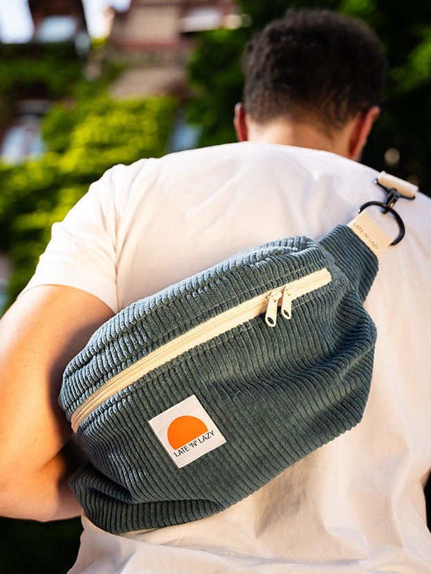 Crossbody Bag - Petrolblau - LATE 'N' LAZY -