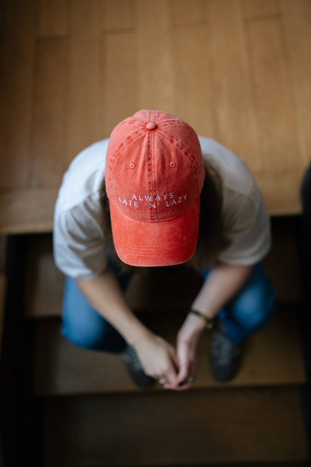 Cap rot - "ALWAYS LATE 'N' LAZY" - LATE 'N' LAZY -