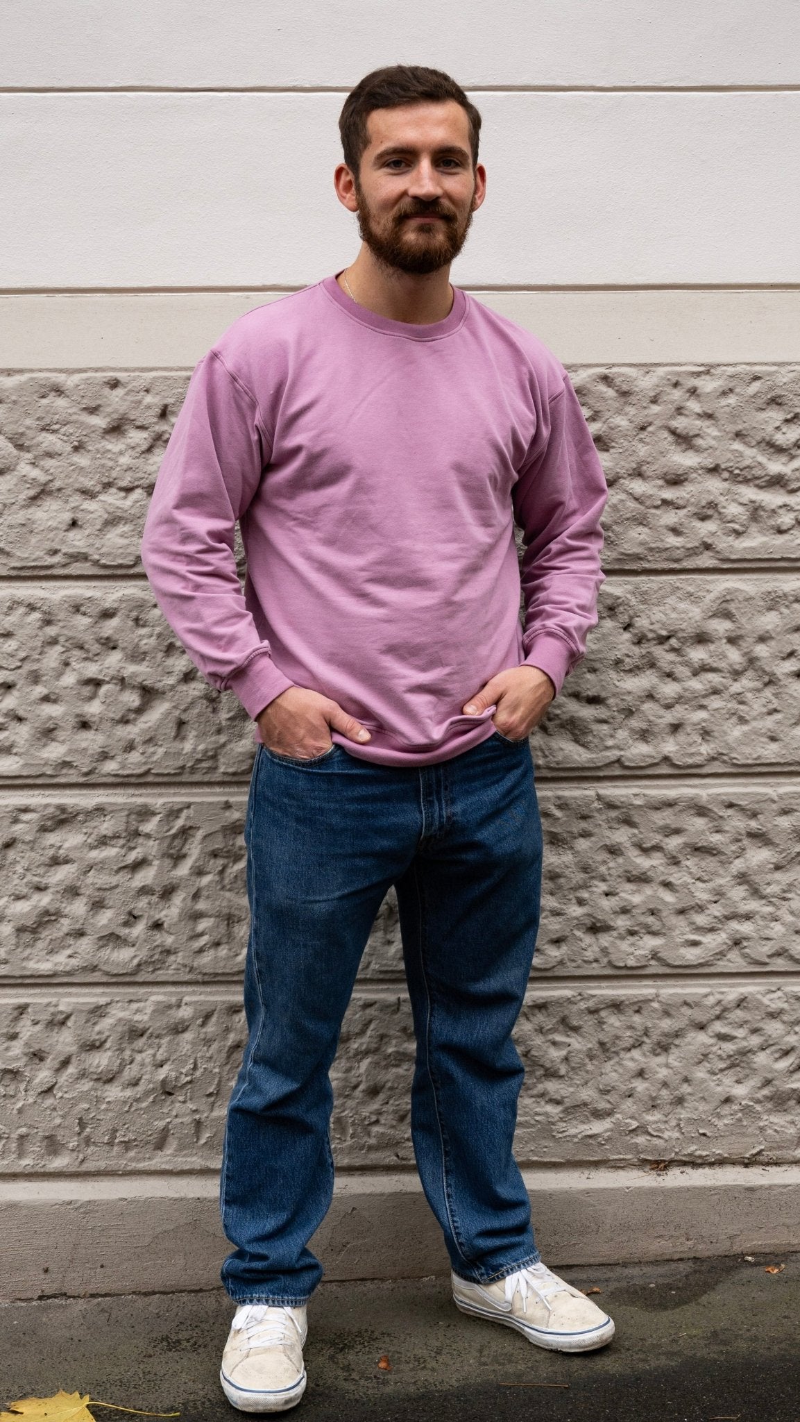 Men's Sweatshirt Classic - Lavender - LATE 'N' LAZY - 