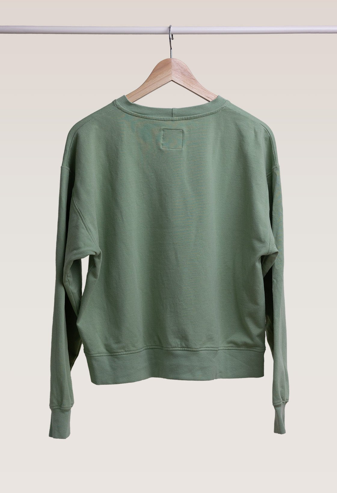 Women's Sweatshirt Cropped - Mint Green - LATE 'N' LAZY -